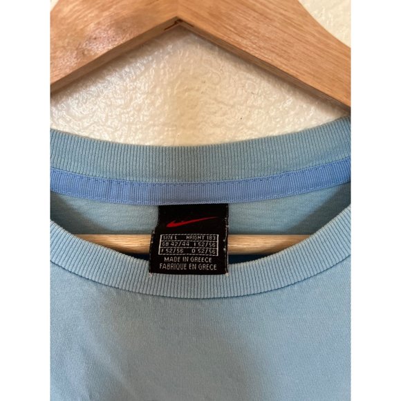 Nike Light Blue Short Sleeve Tshirt Men's Size Large Mens Tee Casual Athletic To - Picture 4 of 6